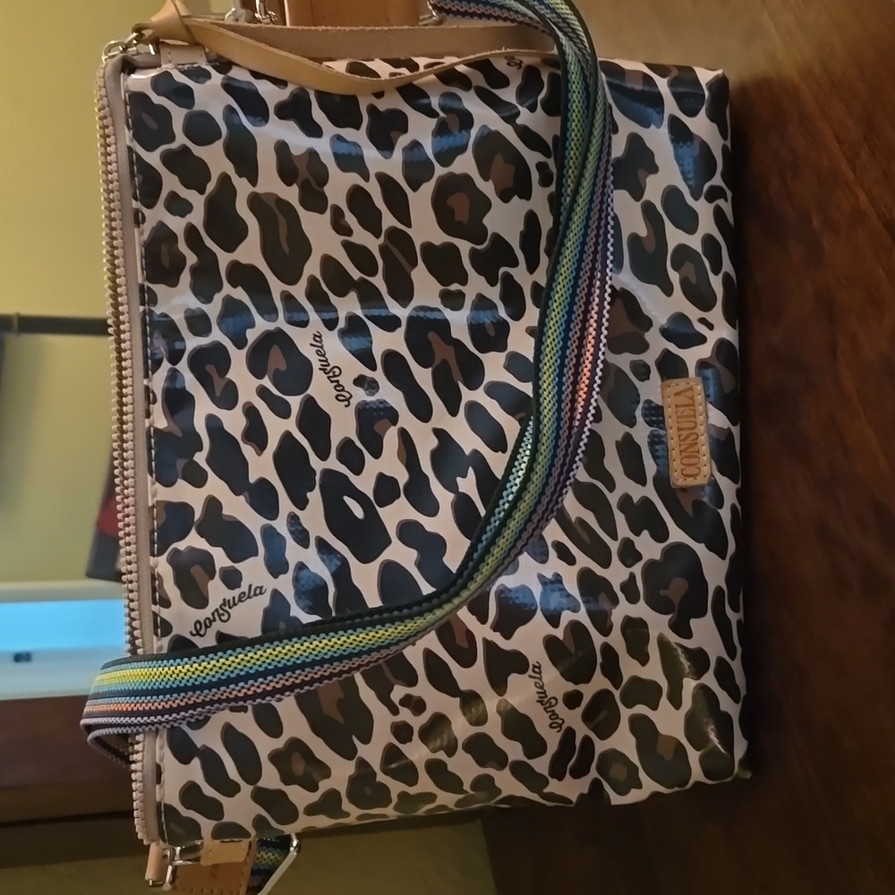 🐆 Consuela "Mona" Leopard Downtown Crossbody
